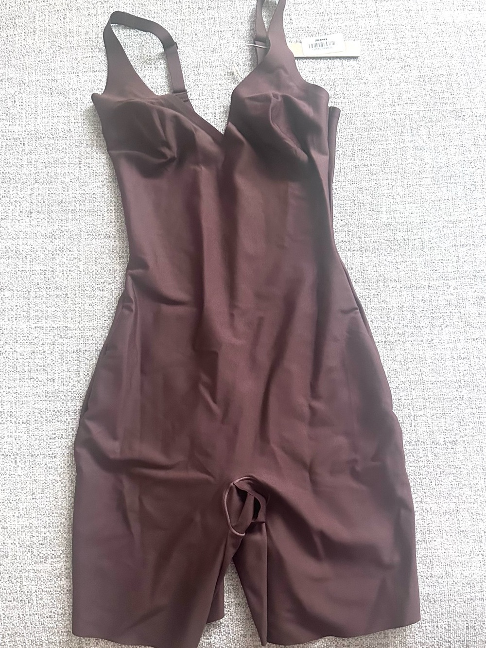 SKIMS Chocolate Brown Full-Body Shapewear Slip